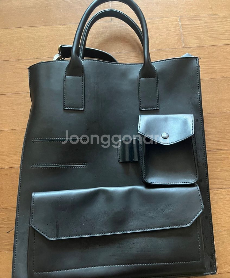 가죽 쇼퍼백--0