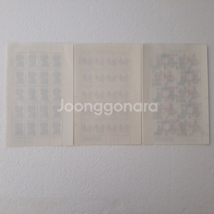직거래] 2002 한일 월드컵 (3종) (전지) 우표--1