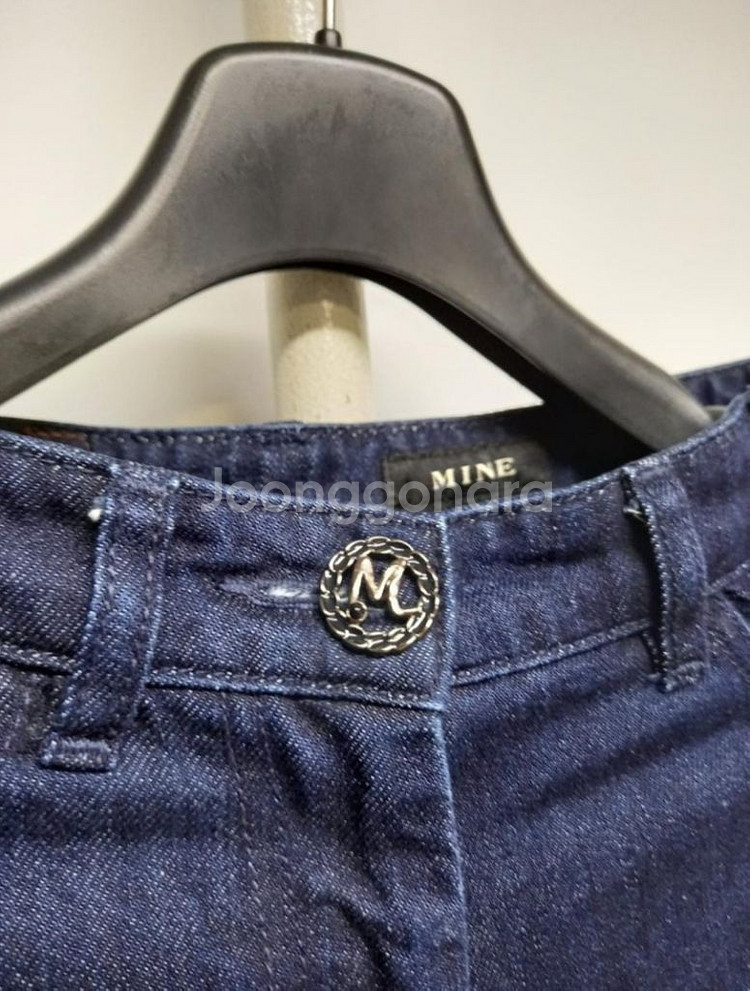새 마인 MINE 진청데님 하이웨스트 44.55--7