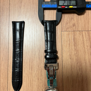 폴더 버클형 원터치 가죽 시계줄