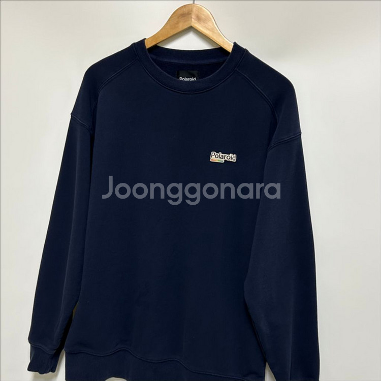 [남자 100]폴라로이드 스몰로고 맨투맨티셔츠--2