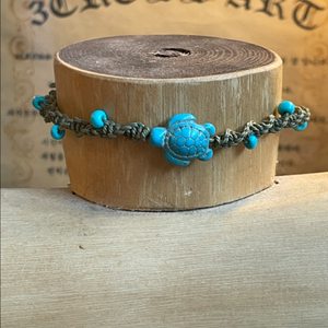 Island Knot Turtle Bracelet카키