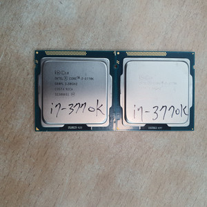 인텔 33세대 i7 3770K CPU 쿨러별도 2개