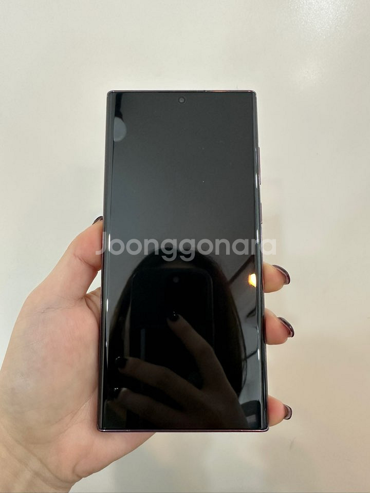 센터갈이)갤럭시S22울트라 버건디 256GB/Y603--4