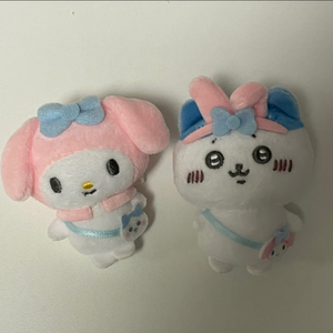 치이카와 산리오 콜라보 하치와레 마이멜로디 뱃지 브로치