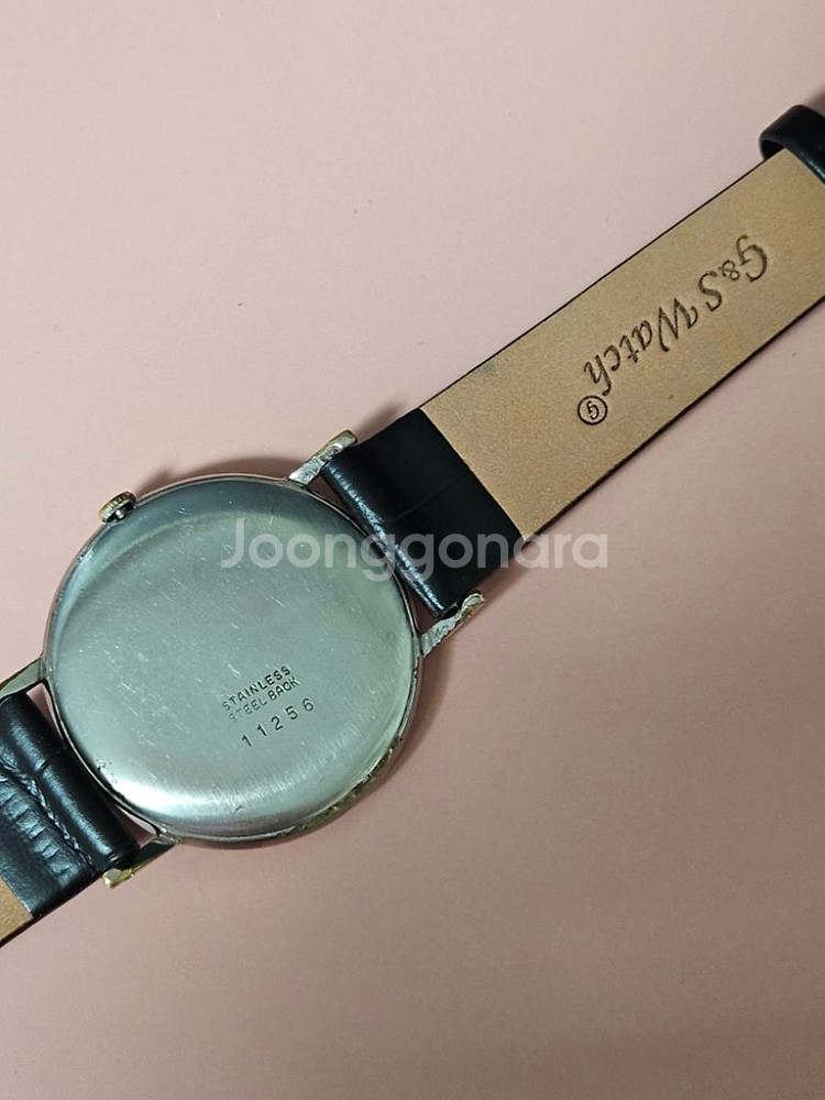 빈티지 Olma 남성가죽시계/SWISS--7