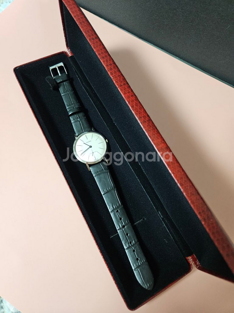 빈티지 Olma 남성가죽시계/SWISS--3