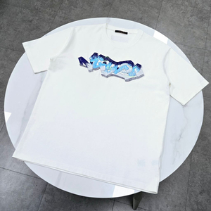 루이비통 3D 그래피티 로고 반팔 XXL