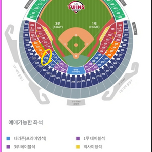 (할인)5월3일(토) LG vs SSG 3루 블루 1매