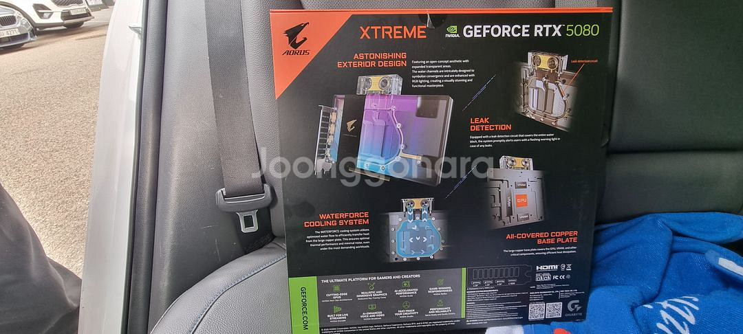 RTX 5080 WB D7 16GB 워터블럭--2