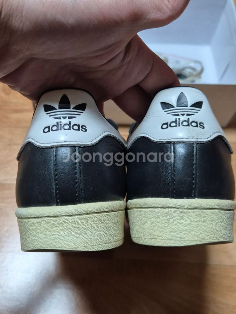 아디다스 슈퍼스타 빈티지 FV2832 블랙 275mm--4