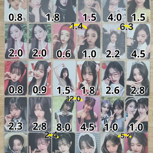 아이브 원영 유진 포카 미공포 양도합니다