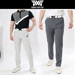 PXG 골프웨어 남성 아이스 로고나염 밴딩 스판 팬츠