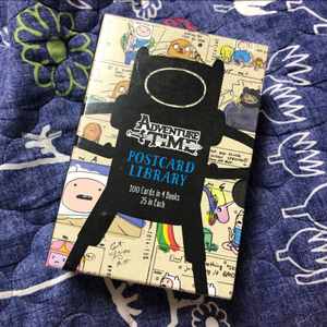 (구매) 어드벤처타임 엽서북 핀과제이크