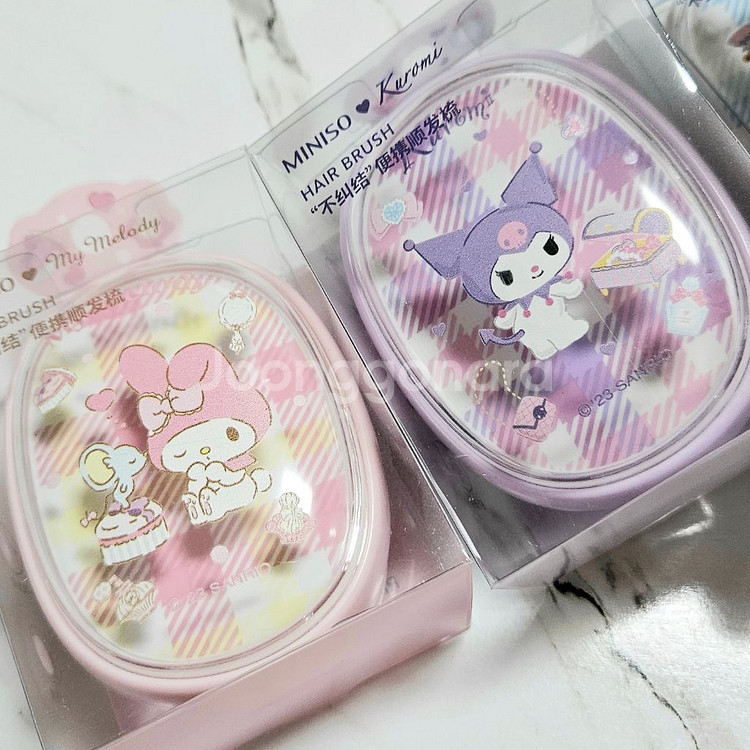 산리오 쿠로미 마이멜로디 시나모롤 헤어브러쉬 새상품--3