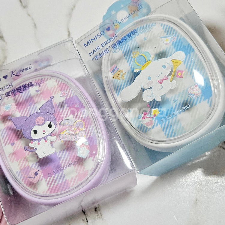 산리오 쿠로미 마이멜로디 시나모롤 헤어브러쉬 새상품--6