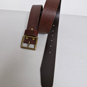 GENUINE LEATHER 통가죽벨트