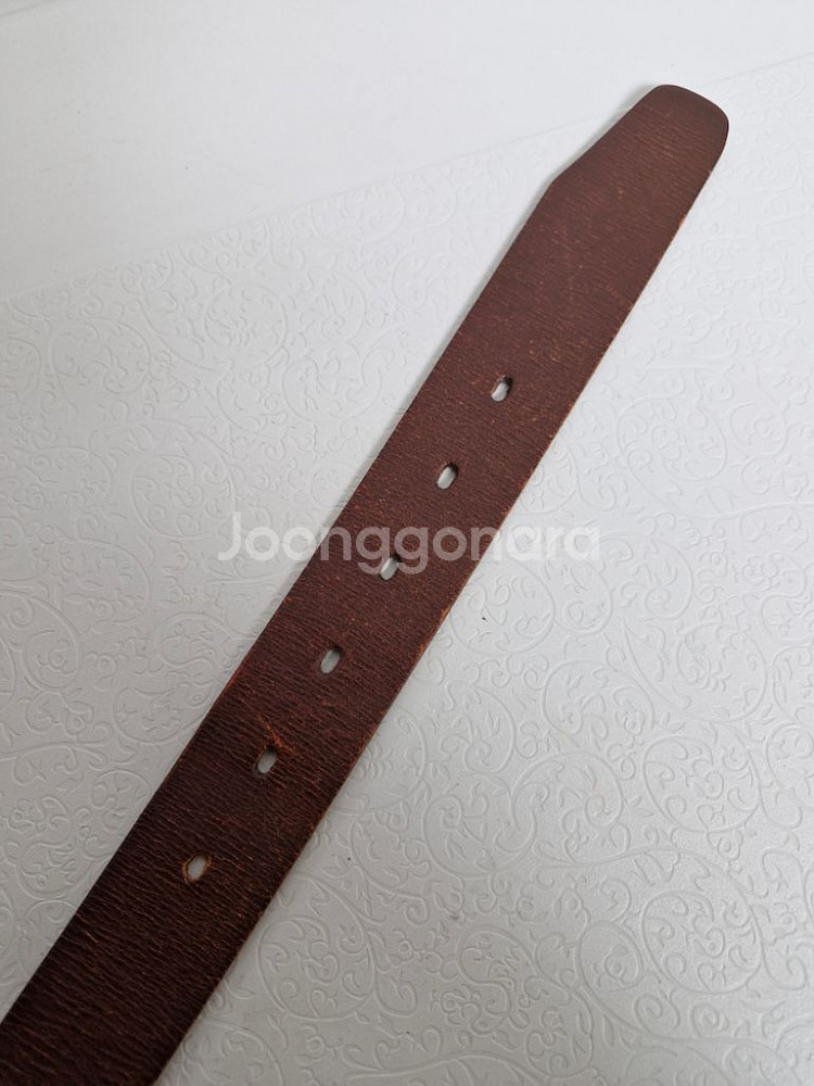 GENUINE LEATHER 통가죽벨트--5