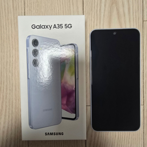 갤럭시 A35 5G 어썸아이스블루. 자급제 공기계