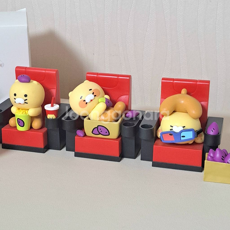 카카오 춘식이 피규어 라이언 제주 인형 키링--1