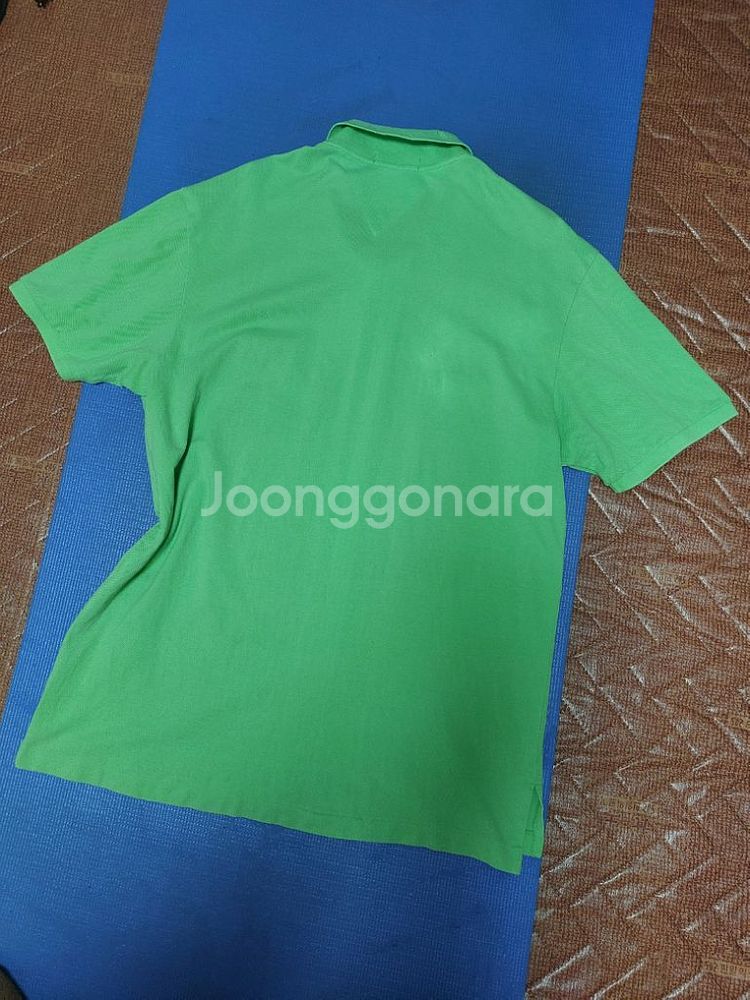 빈폴 카라 반팔티 105[실측가슴반품 57cm] 실측상--9