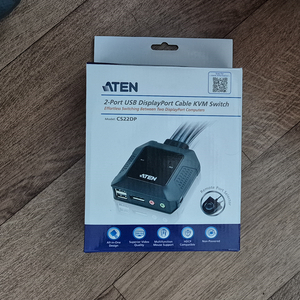 [미개봉] ATEN CS22DP KVM 스위치, DP