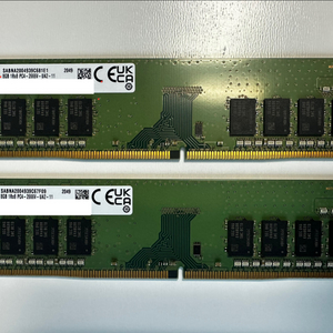 삼성 램 DDR4 8GB 2666V 2개