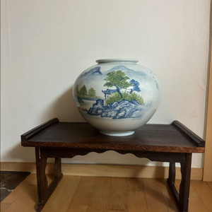 산수화 도자기