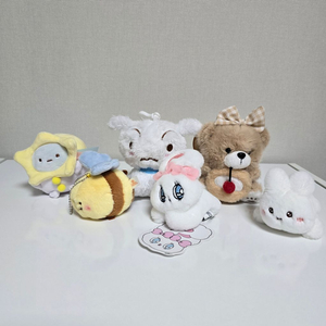 스미코 흰둥이 곰 꿀벌 에스더버니 슈야 토끼 키링
