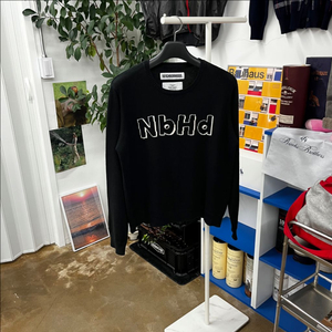 네이버후드 크루넥 니트 L