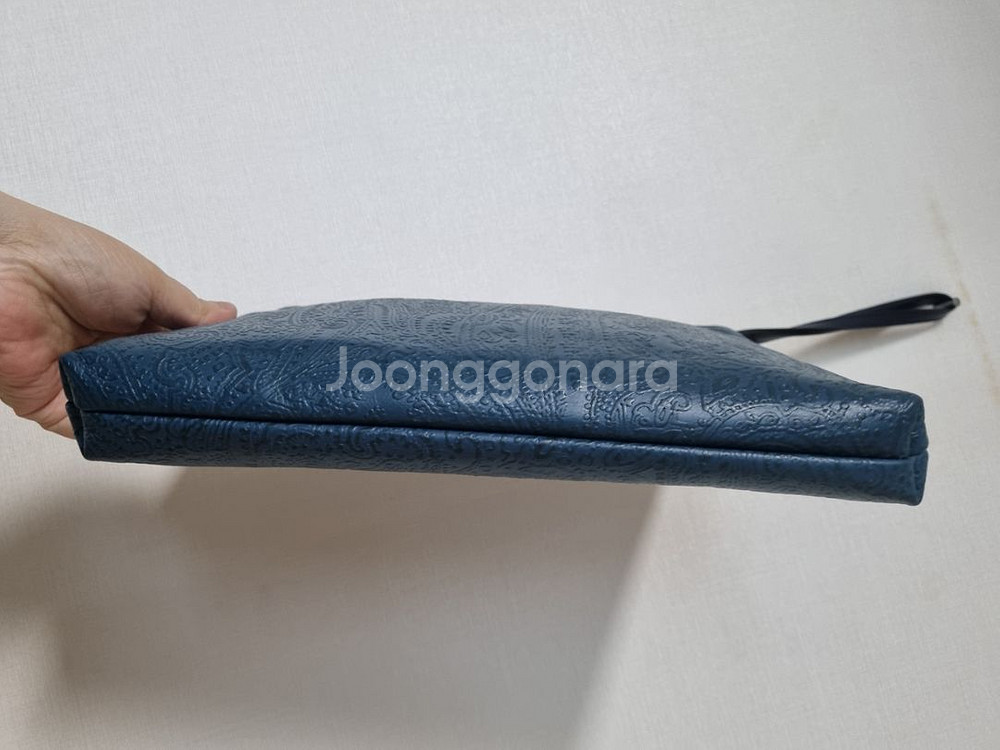 에트로 레더 앙브레 클러치백(정품)--2