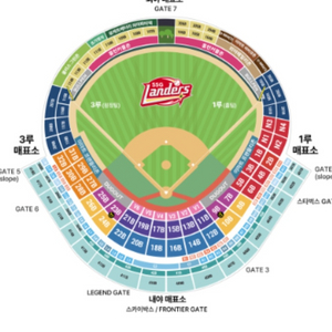 5/9 ssg kia 3루 내야필드 2연석 판매