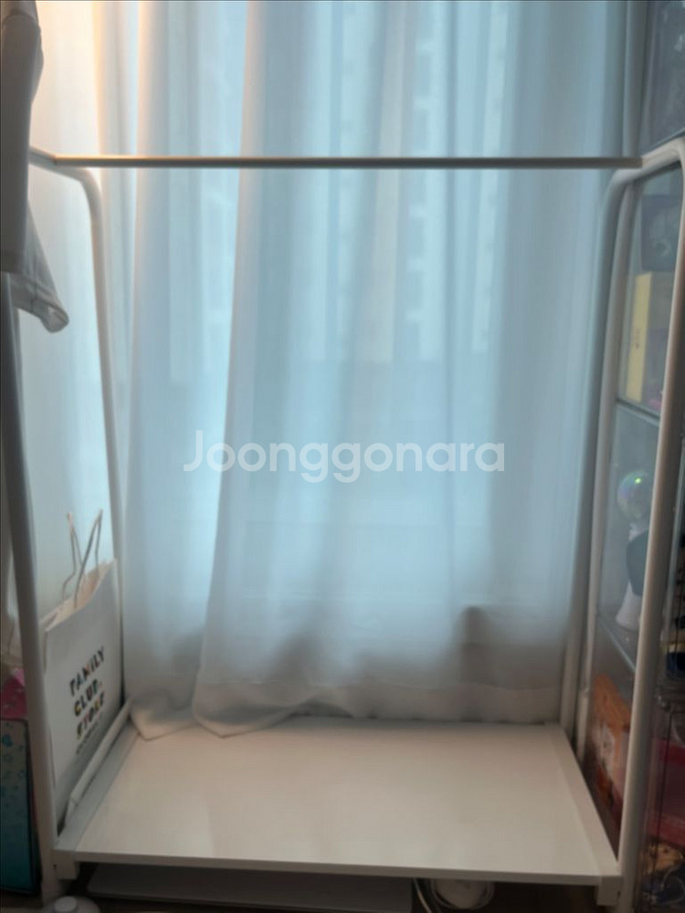 흰색 강아지 아기 행거 옷장--0