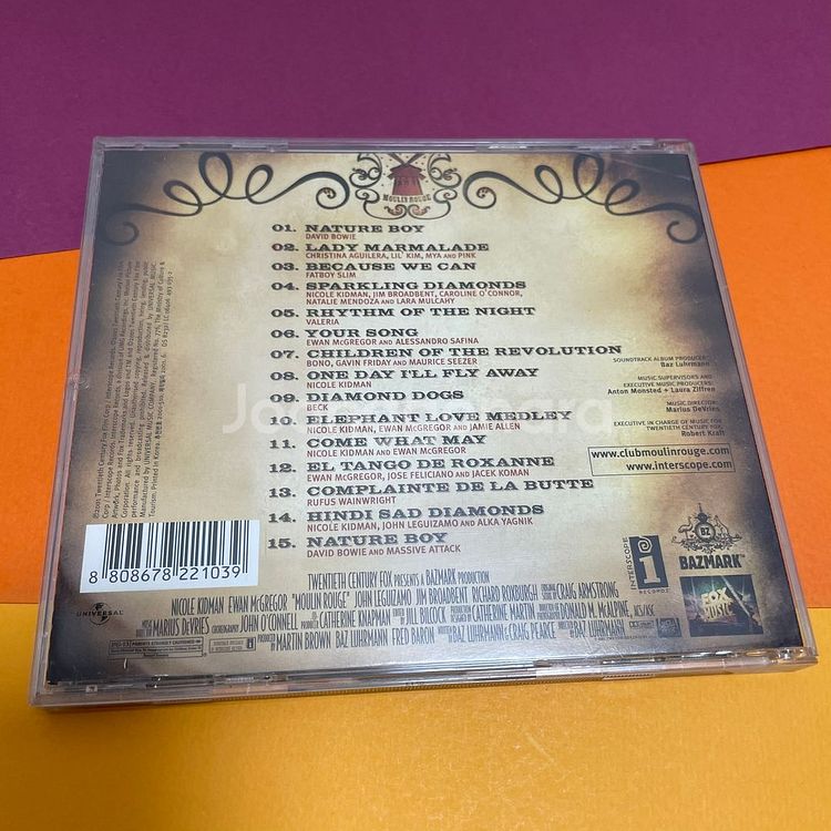[중고음반/CD] 물랑루즈 영화음악 OST--3