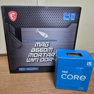i5 12500+MSI B660M박격포WIFI 팝니다