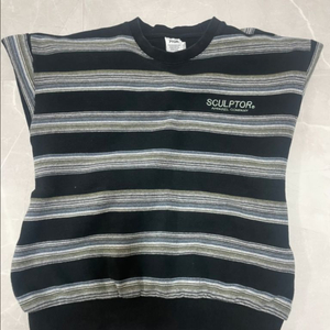 스컬프터-Stripe Vintage Sweatshirt