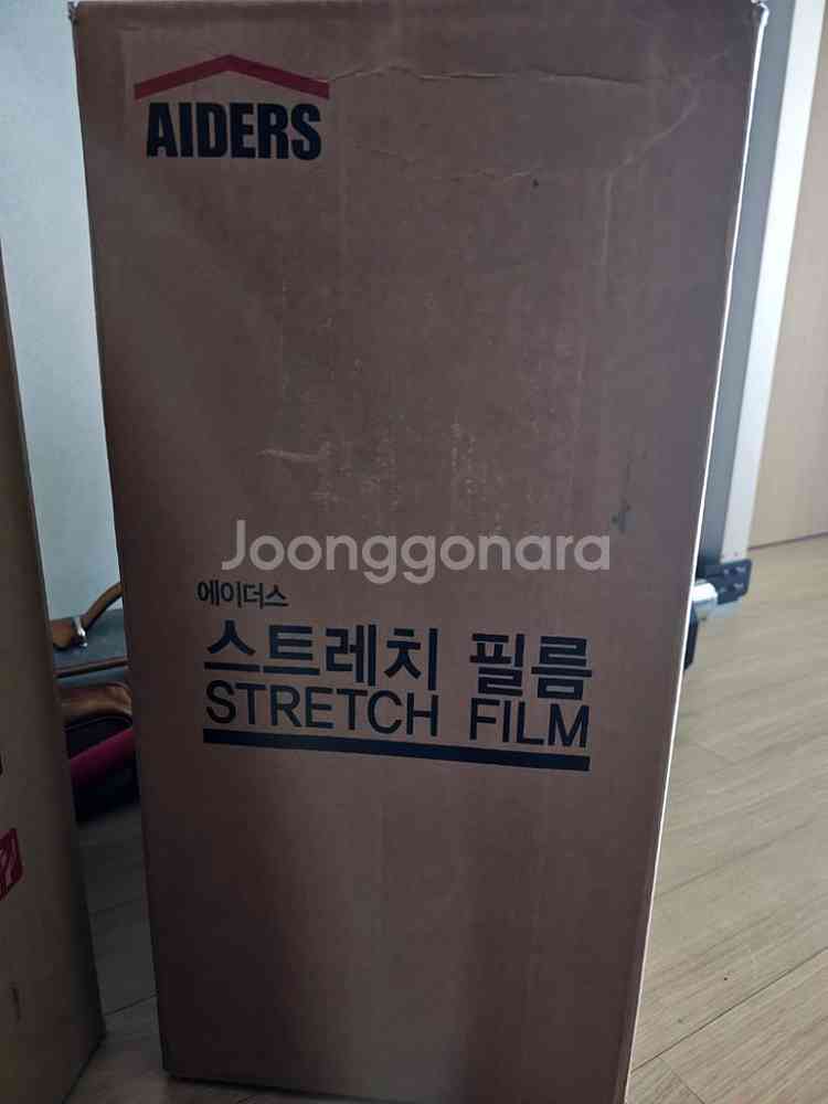 스트레치 필름 보관 창고 투명 파렛트랩--1