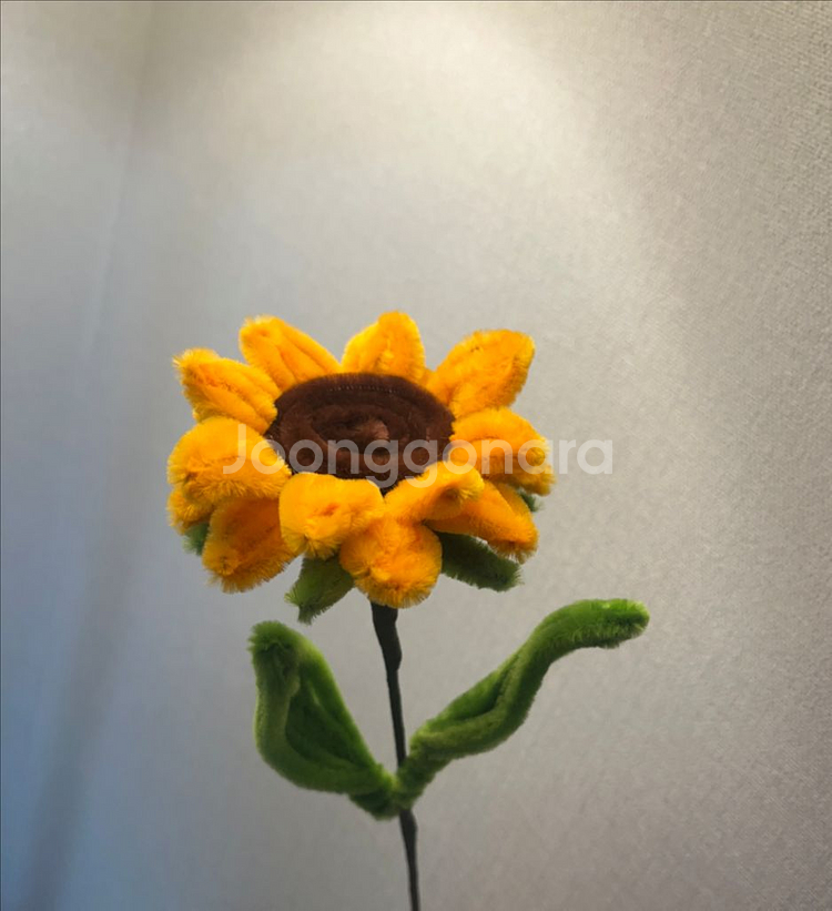 해바라기 조화 모루꽃 선물용 인테리어--1