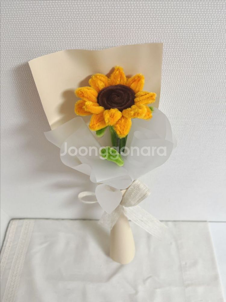 해바라기 조화 모루꽃 선물용 인테리어--2