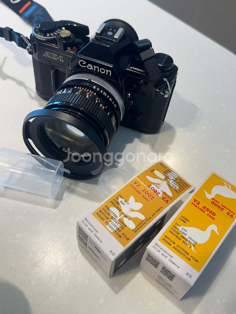 캐논 필름카메라 AE-1 팝니다 (상태 매우 좋음)--0