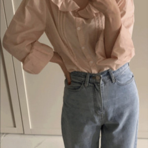 복숭아 블라우스