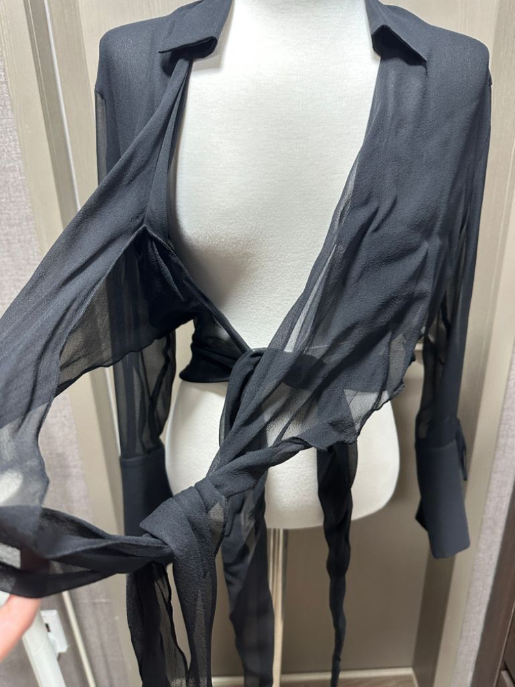 블루마린 블라우스 파티복 원피스가디건 숄 이미지
