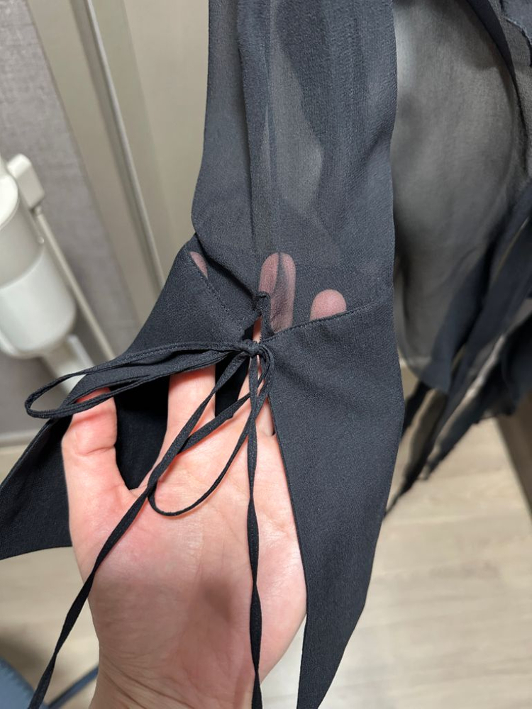블루마린 블라우스 파티복 원피스가디건 숄 이미지