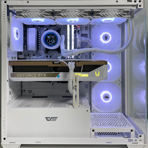 라이젠9800X3D, RTX5080 신품 화이트PC본체
