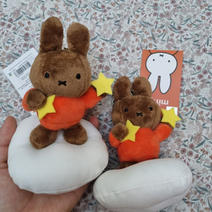 미피 드림 키링 인형 브라운 스탠딩 가방걸이