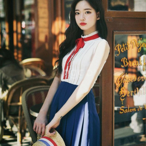 밀크코코아 red ribbon dress 원피스