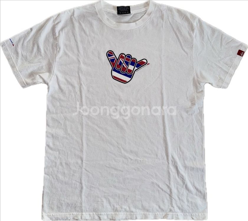 퀵실버 Quiksilver 빈티지 L 반팔 티셔츠--0