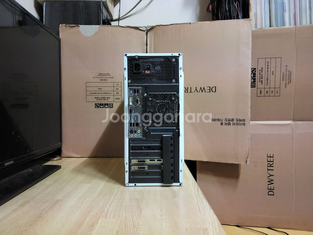 (33) 사무용 컴퓨터 i7 2600 16GB (모니--5