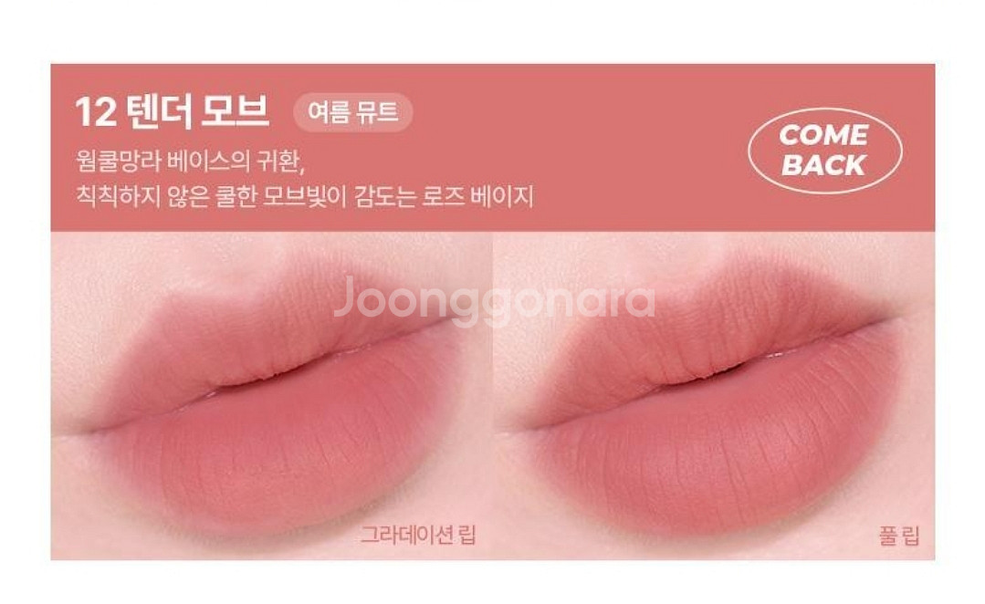 웨이크메이크 틴트 피그블룸 오션핑크 뮤티드아콘--3