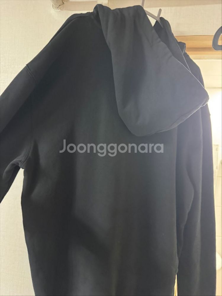 메종키츠네 후드티 블랙 폭스패치--1